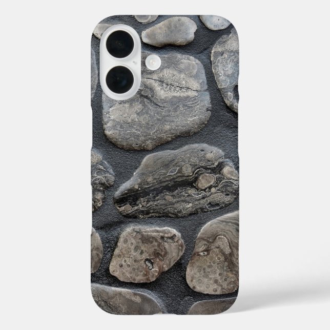 Funda iPhone 16 Michigan Petoskey Stones (Reverso )