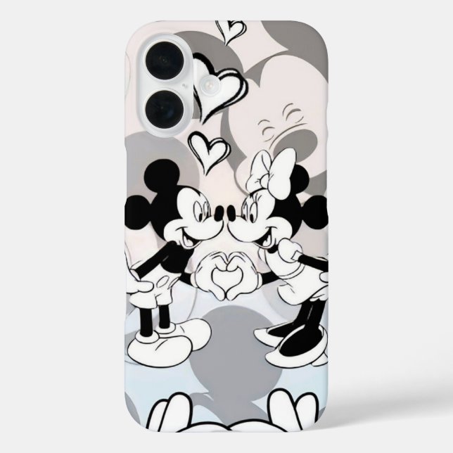Funda iPhone 16 Mickey y Mini (Reverso )