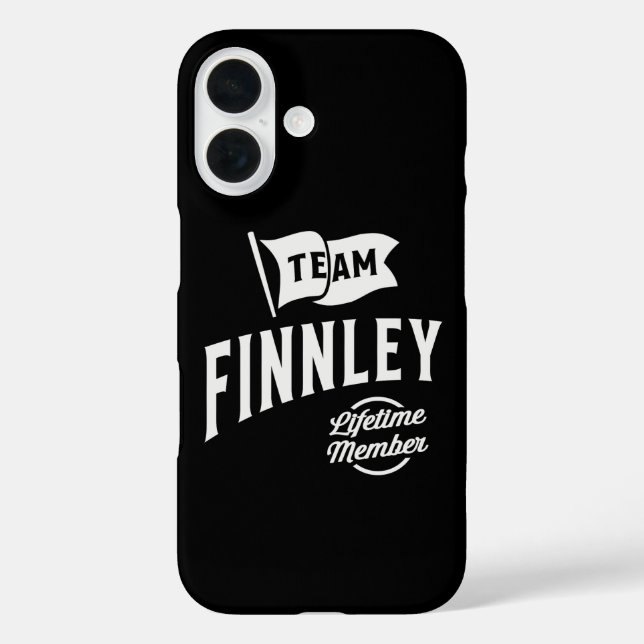 Funda iPhone 16 Miembro del equipo Finnley Lifetime (Reverso )