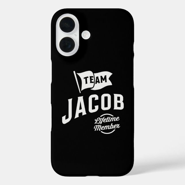 Funda iPhone 16 Miembro del equipo Jacob Lifetime (Reverso )