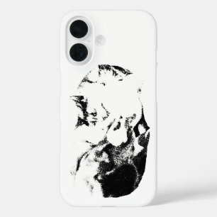Funda iPhone 16 Mirada iluminada por luna, mandril