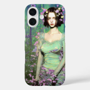 Funda iPhone 16 Mística en Bloom #218: Diosa del bosque