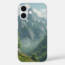 Funda iPhone 16 Misty Mountain Majesty