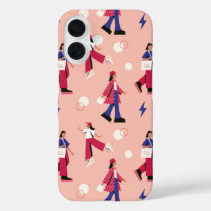 Funda iPhone 16 Moda del poder del chica