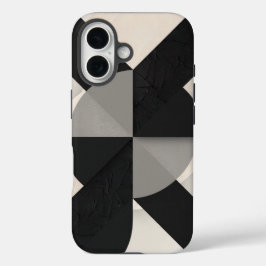 Funda iPhone 16 Modern Minimalist Geometric 