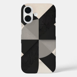 Funda iPhone 16 Modern Minimalist Geometric 