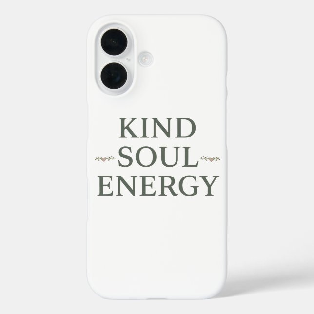 Funda iPhone 16 Modern Zen Positive Energy Quote (Reverso )