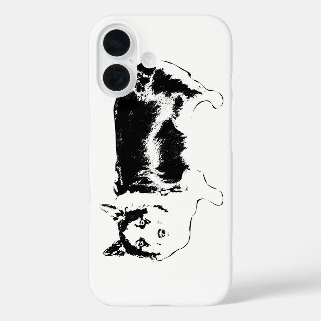 Funda iPhone 16 Modo de alerta: Corgi (Reverso )