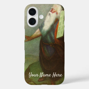 Funda iPhone 16 Moisés y los Diez Mandamientos, Religión Vintage