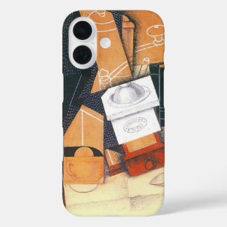 Funda iPhone 16 Molino de Café de Juan Gris, Arte Cubista Vintage