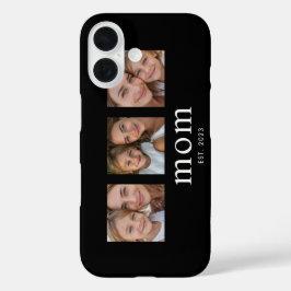 Funda iPhone 16 Mom Established Modern Black 3 Photo