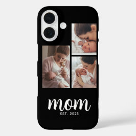 Funda iPhone 16 Mom Established Modern Script Black 3 Photo