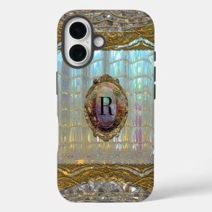 Funda iPhone 16 Monograma barroco de Veraspeece