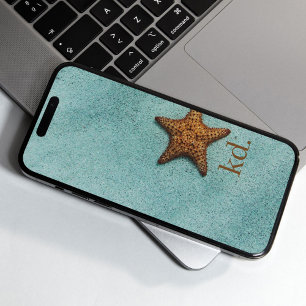 Funda iPhone 16 Monograma de la playa costera de Starfish