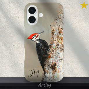 Funda iPhone 16 Monograma de reloj de pulpa perfilado Monograma in