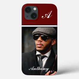 Funda iPhone 16 Monograma fotográfico personalizado Personalizació