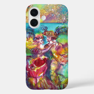 FUNDA iPhone 16 MONOGRAMA MASQUERADE NOCHE / DANZA CARNAVAL