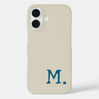 Monograma moderno reemplazo inicial Añadir el suyo