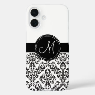 Funda iPhone 16 Monogramed Damask