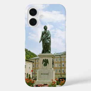 Funda iPhone 16 Monumento a Mozart en Salzburgo, Austria