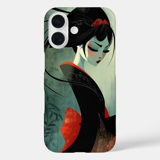 Funda iPhone 16 Moody Thouencantador Anime Chica (Reverso )