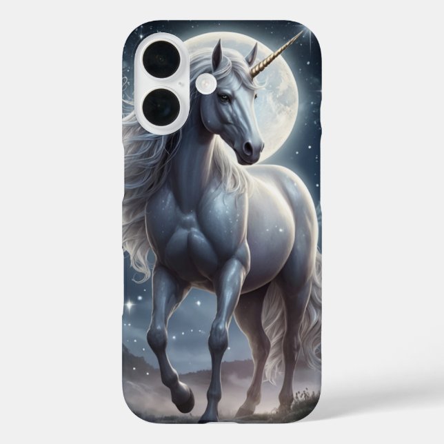 Funda iPhone 16 Moonlight Unicorn (Reverso )