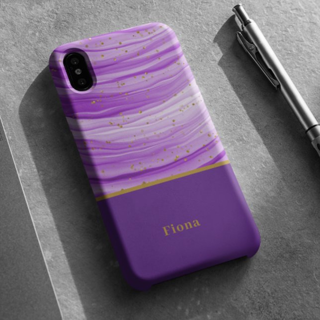 Funda iPhone 16 Morado colorido moderno (Subido por el creador)