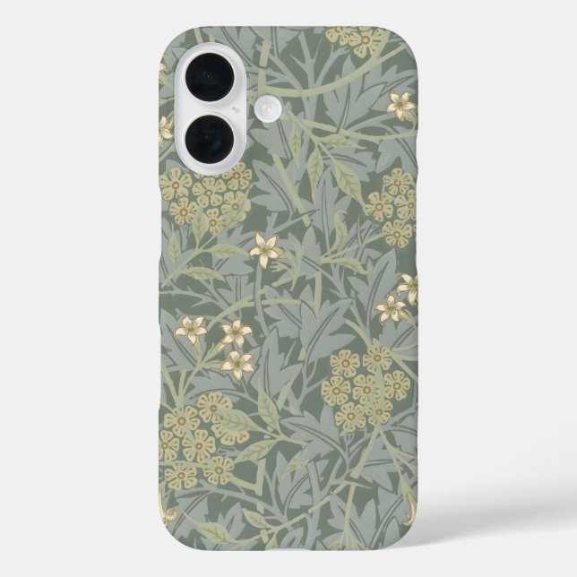 Funda iPhone 16 Morris Vine & Jasmine Garden Flower Classic (Reverso )