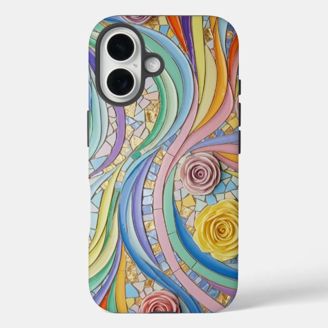 Funda iPhone 16 Mosaico 12 (Reverso )