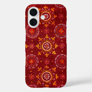 FUNDA iPhone 16 MOSAICOS DE RAVENNA BYZANTINE, ESTRELLAS, NOCHE DE