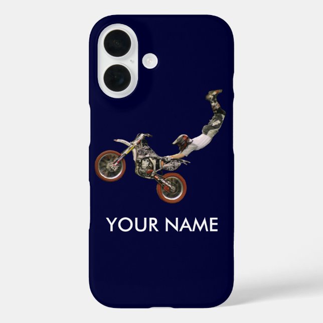 Funda iPhone 16 motociclista (Reverso )