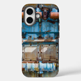 Funda iPhone 16 Motor diesel imperial del Atlas viejo y oxidado en