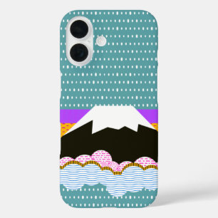 Funda iPhone 16 Mt Fuji Japan Mountain Pop Art