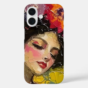 Funda iPhone 16 Mujer bendita en Kimono