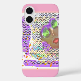 Funda iPhone 16 Mujer Con Glass Verde