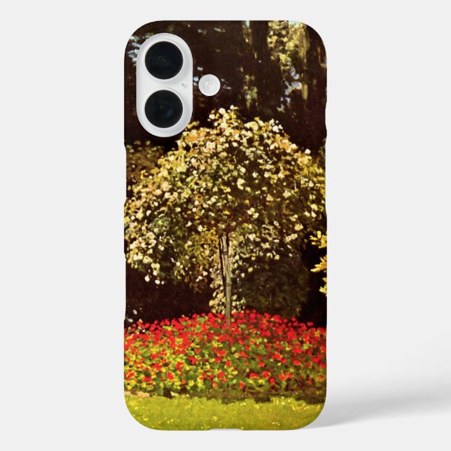 Funda iPhone 16 Mujer en el jardín de Claude Monet (Reverso )