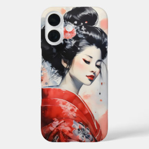 Funda iPhone 16 Mujer Geisha Japón