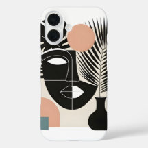Mujer negra geométrica