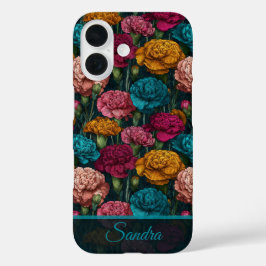 Funda iPhone 16 Mujeres Artísticas Regalo Clavel Personalizado