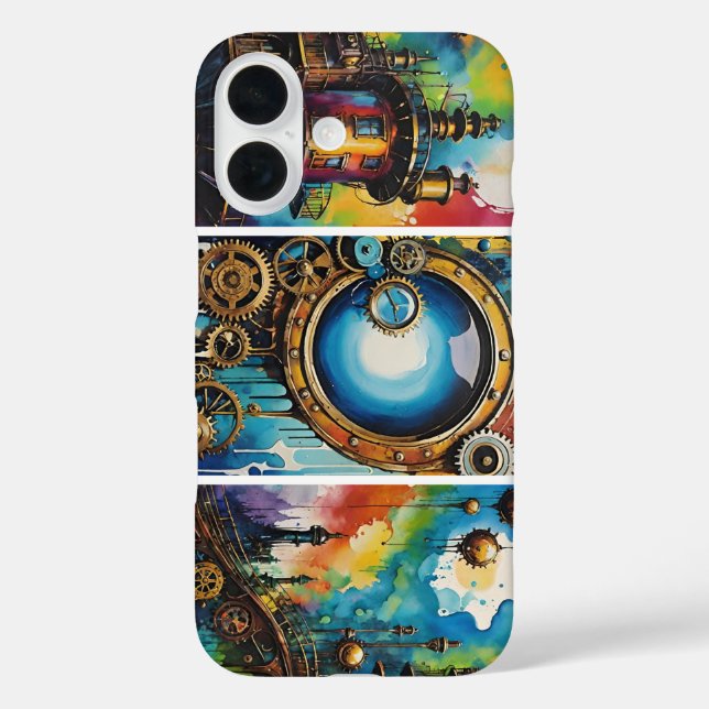 Funda iPhone 16 Mundo del punk (Reverso )