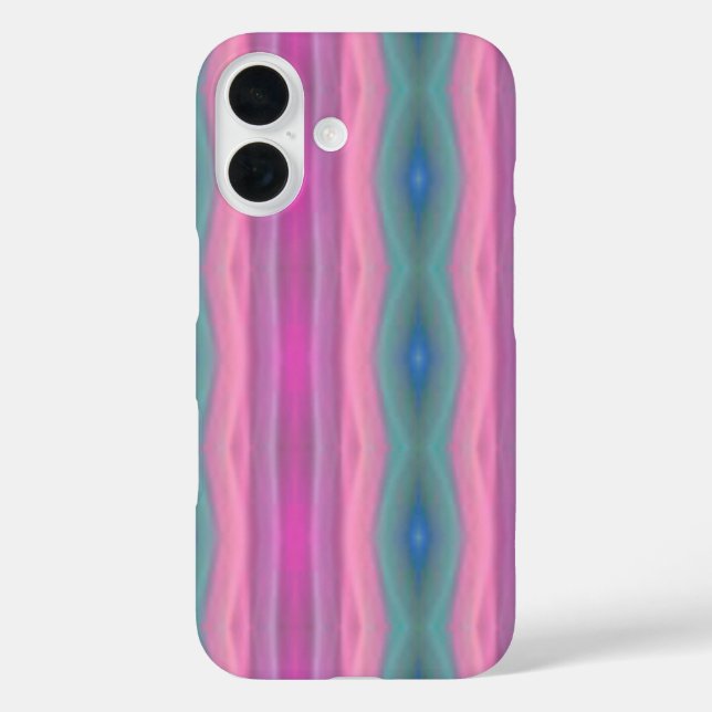 Funda iPhone 16 Música rosa (Reverso )