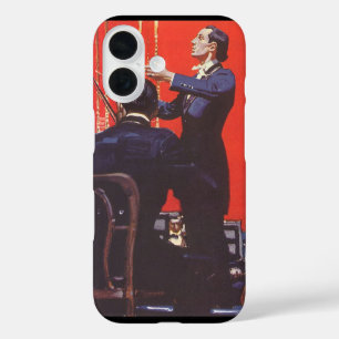 Funda iPhone 16 Música vintage, orquesta