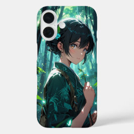 Funda iPhone 16 Mystic Forest Guardian