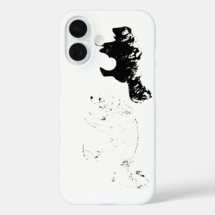Funda iPhone 16 Nariz de arrastre, banderas de cola