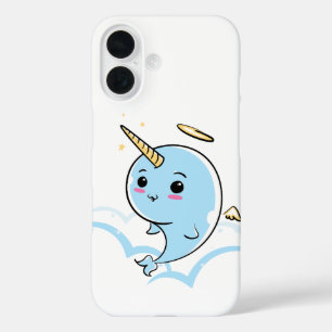 Funda iPhone 16 Narwhal Angel Cutie