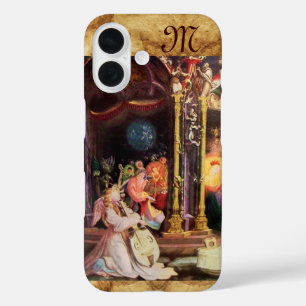 Funda iPhone 16 NATIVIDAD CON ÁNGELES - MÁGICO DE NAVIDADES monogr