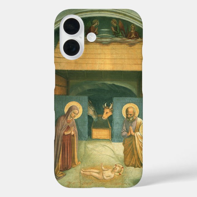 Funda iPhone 16 Natividad de Fra Angelico (Reverso )