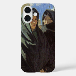 Funda iPhone 16 Nativo-americano vintage, Taos Chicas por Walter U