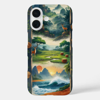 Funda iPhone 16 Naturaleza antigua del sur de la India