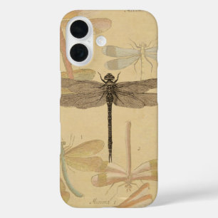 Funda iPhone 16 Naturaleza clásica de la época de la libélula